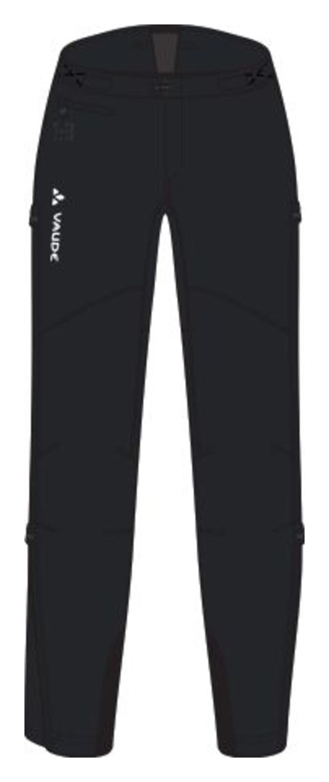 Pantaloni da ciclismo da donna Softshell Qimsa II Vaude