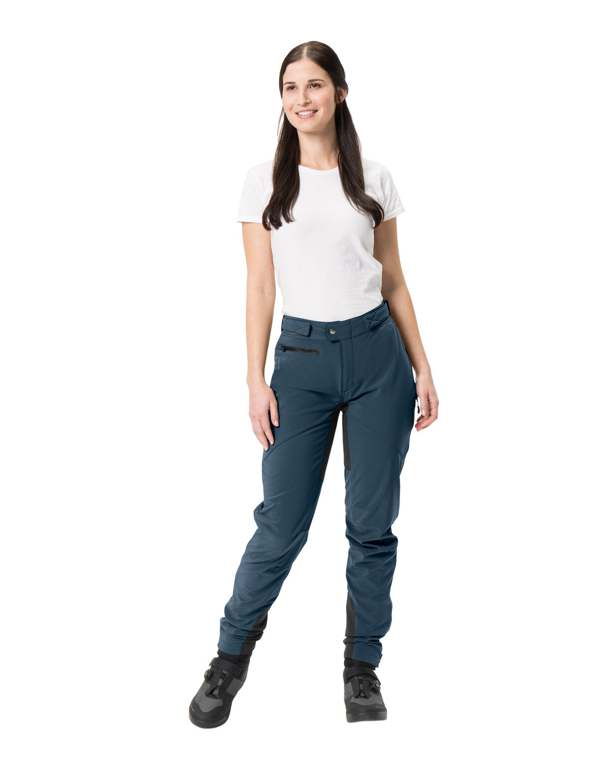 Pantaloni da ciclismo da donna Softshell Qimsa II Vaude