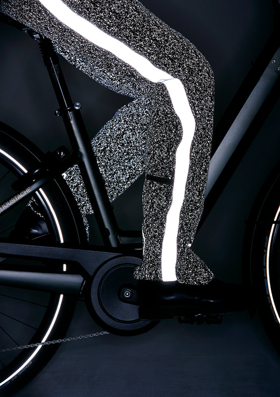 Pantalon de pluie vélo femme Basil Skane HiVis