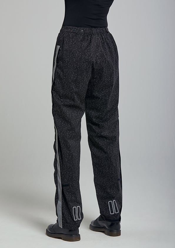 Pantalon de pluie vélo femme Basil Skane HiVis