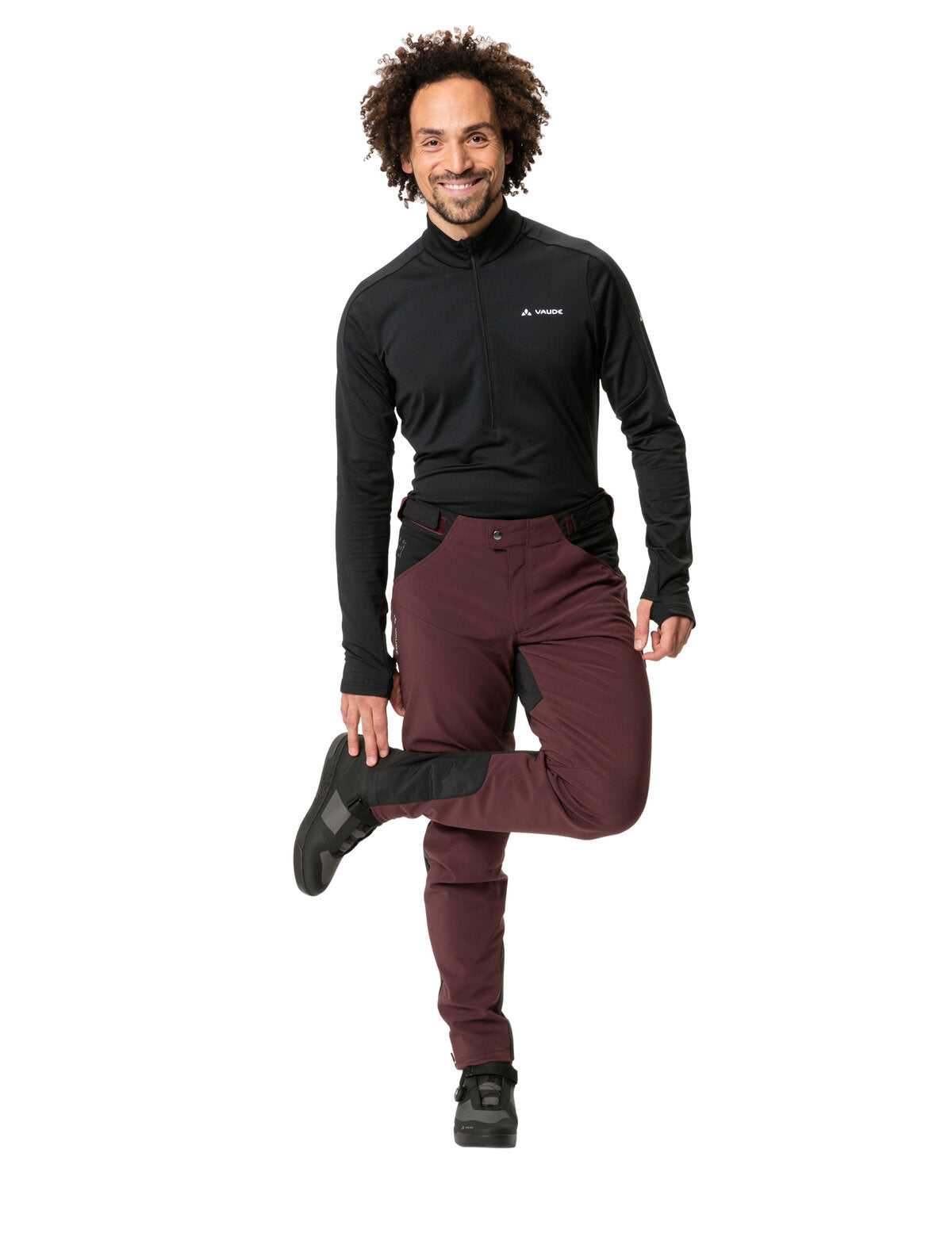 Pantaloni da ciclismo da uomo Softshell Qimsa II Vaude