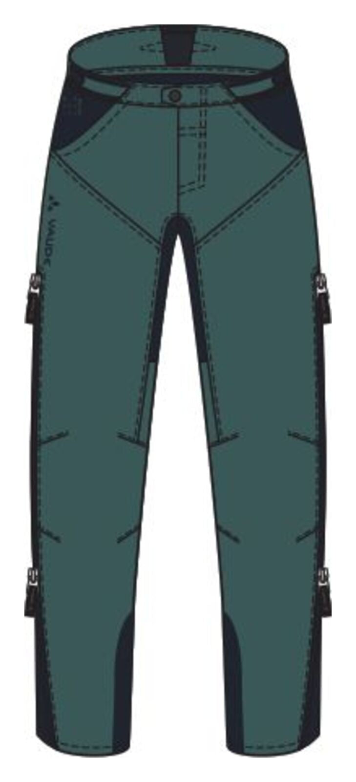 Pantaloni da ciclismo da uomo Softshell Qimsa II Vaude