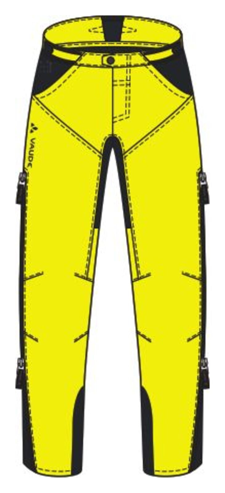 Pantaloni da ciclismo da uomo Softshell Qimsa II Vaude