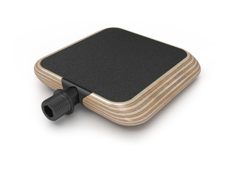 Pedali moto urbani in legno grezzo