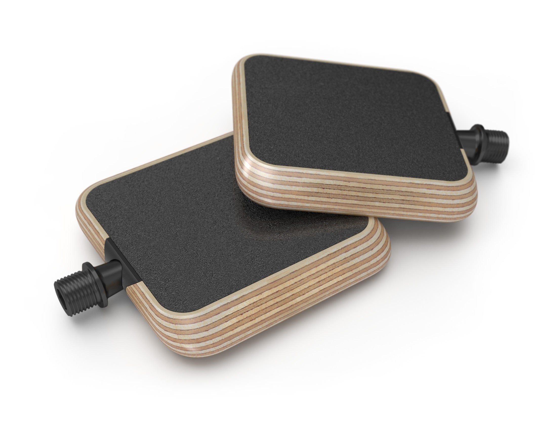 Pedali moto urbani in legno grezzo