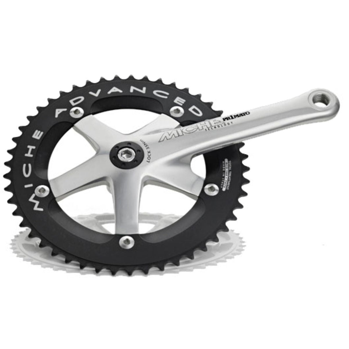 Pédalier fixie Miche Primato Advanced Argent