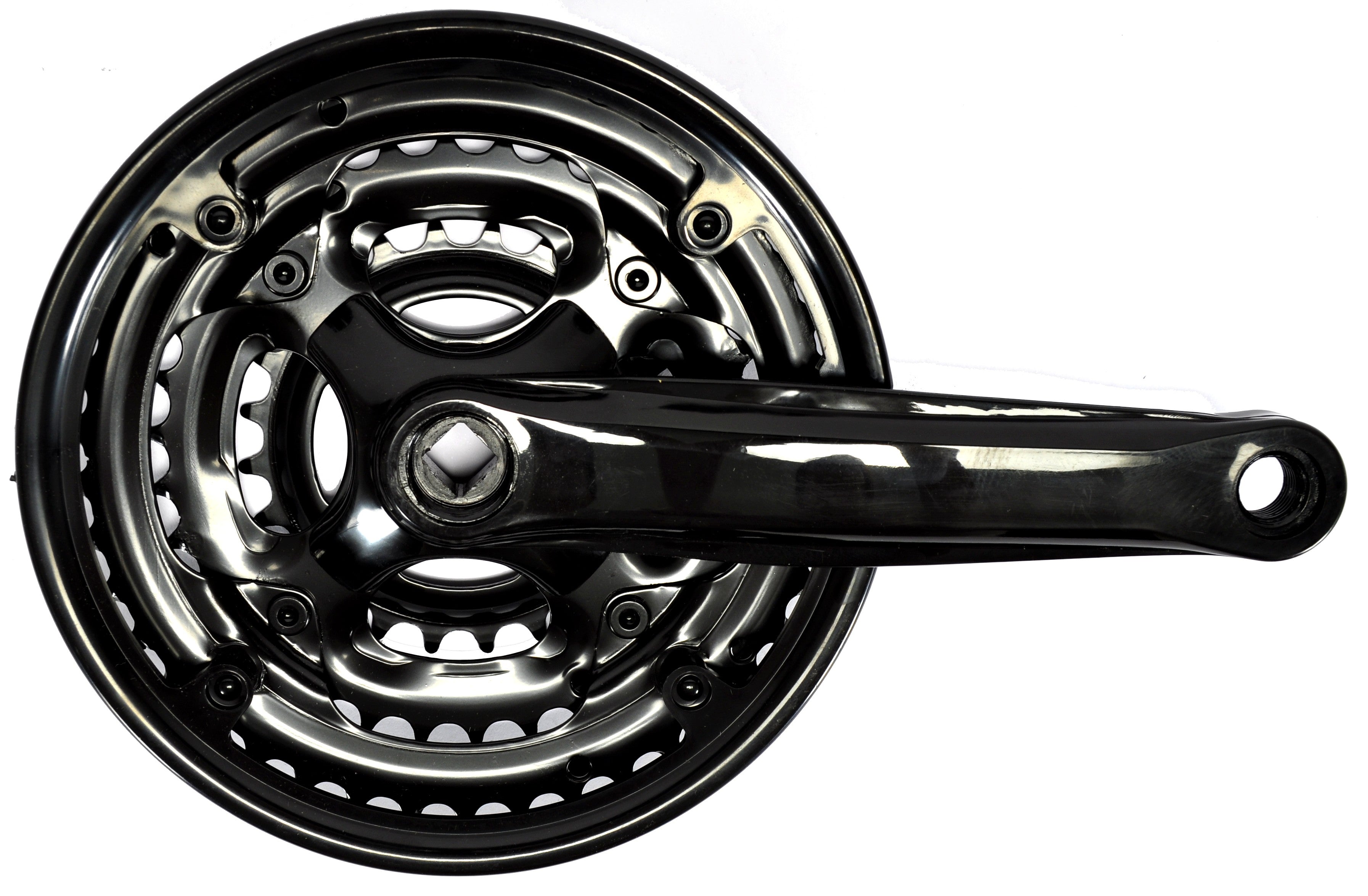 Pédalier vélo PNA 24x34x42 6/7V axe carré