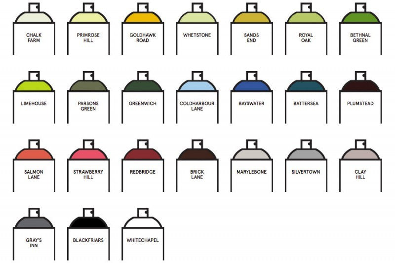 Peinture pour vélo Spray.Bike BLB London collection - 400 mL