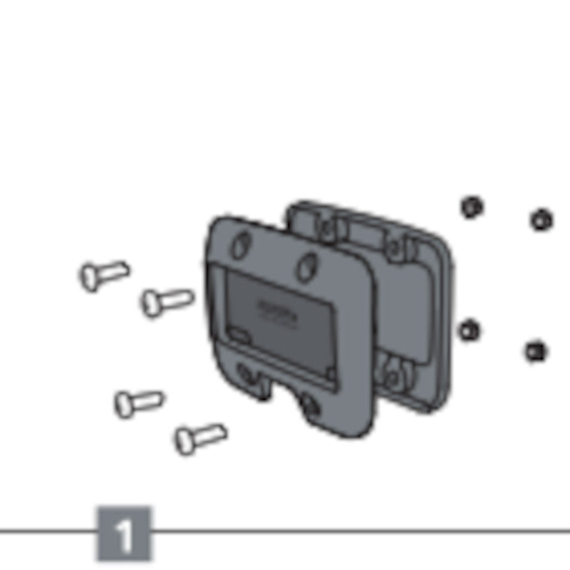 Korb Platte Klickfix mounting plate