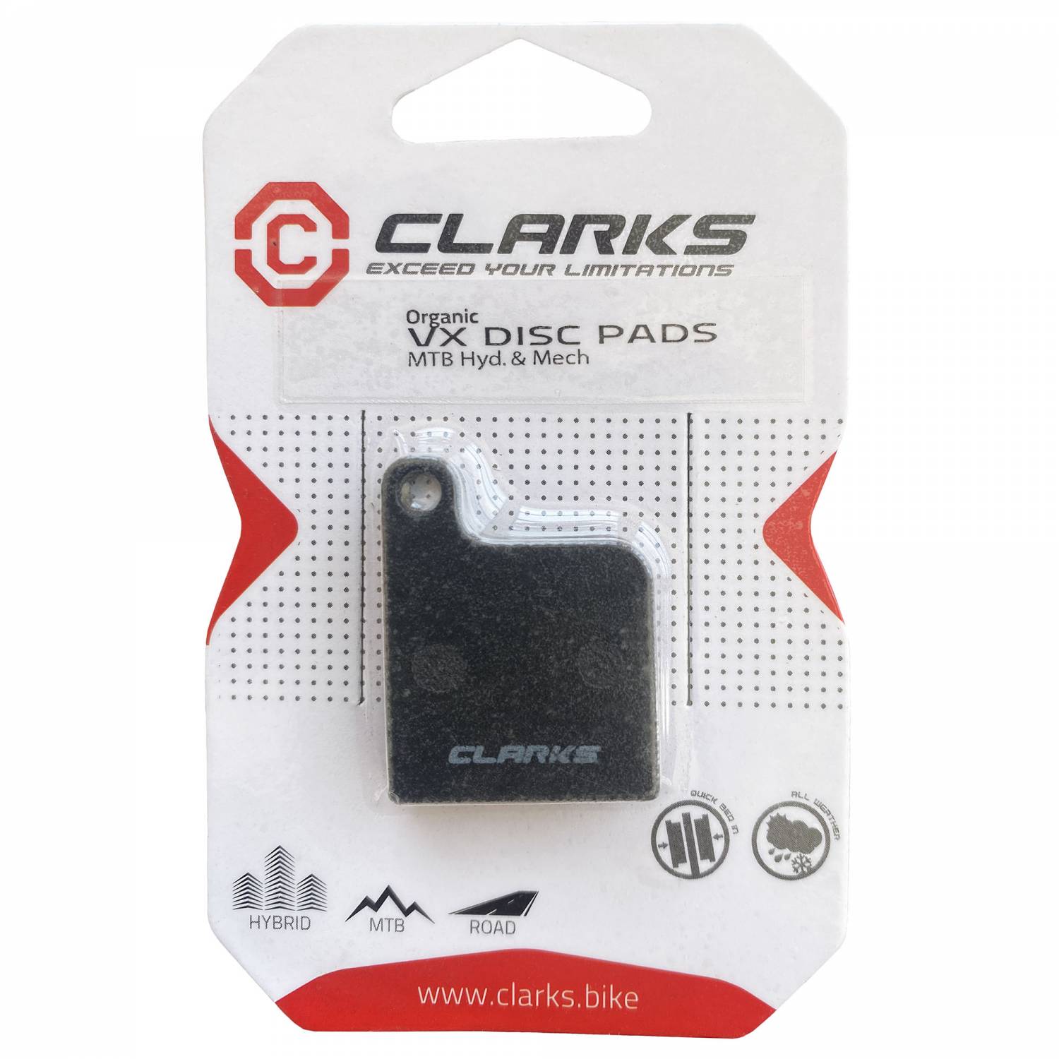 Pastiglie freno Clarks Gaint MPH 2001 e 2002 Carbon Lorraine