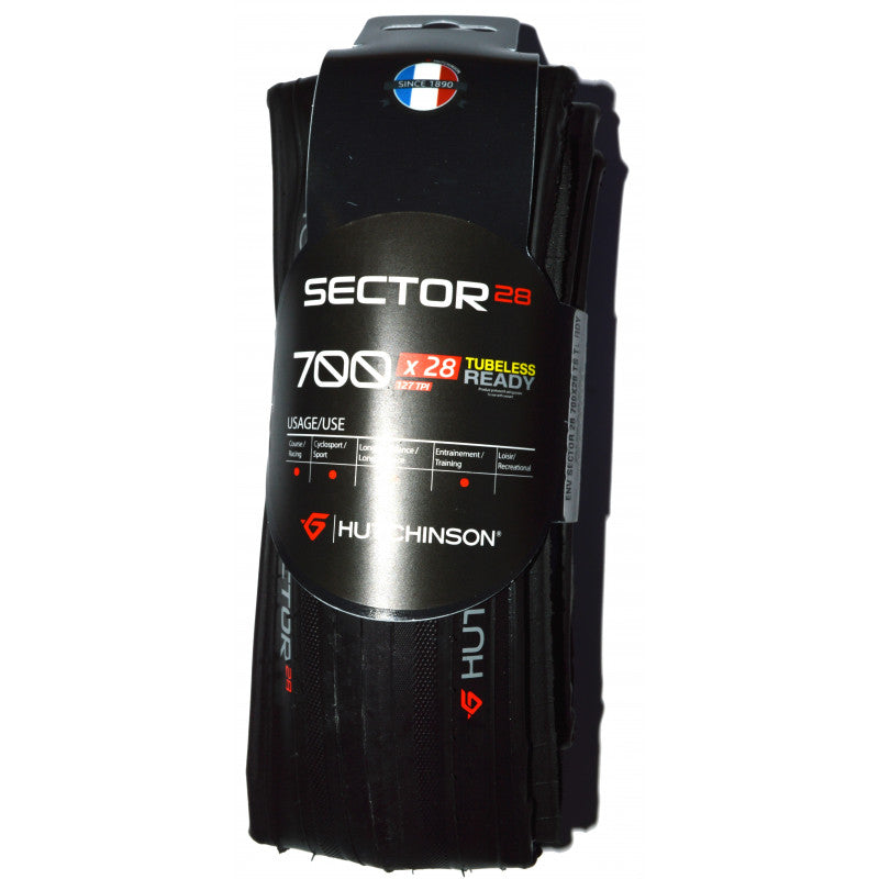 Pneu slick renforcé Hutchinson Sector 28 Hardskin 700 x 28c