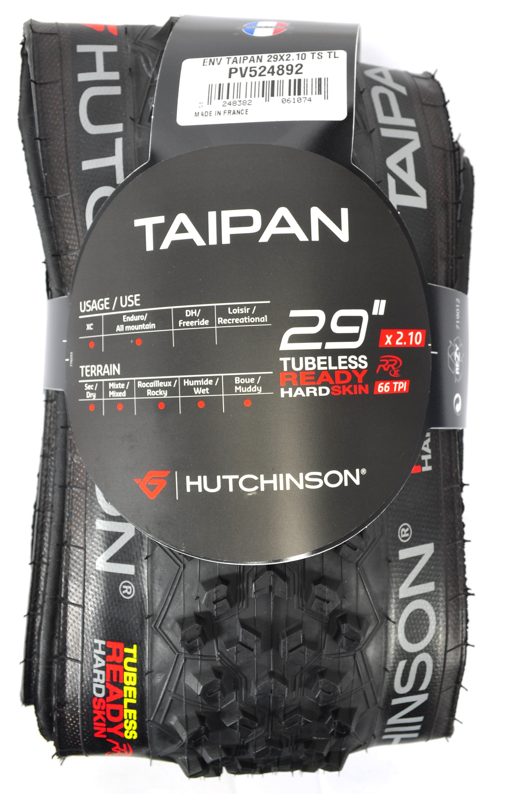 Pneu VTT Hutchinson Taipan 29" X 2,10 TS TLR