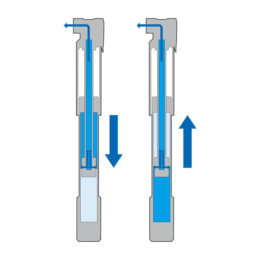 Topeak Roadie DA compact bicycle hand pump