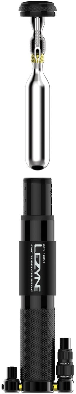 Pompa manuale Lezyne CNC Tubeless Drive
