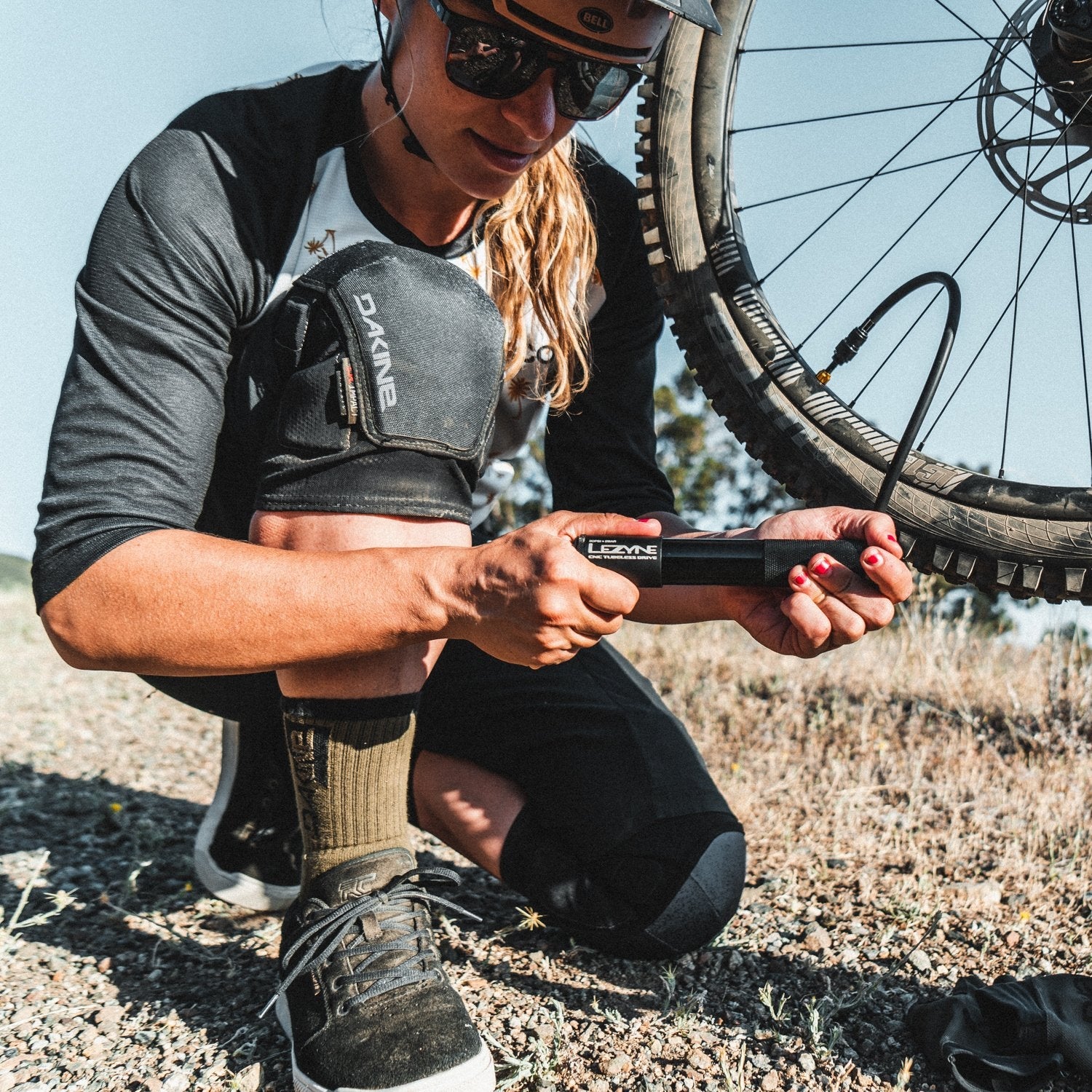 Pompa manuale Lezyne CNC Tubeless Drive