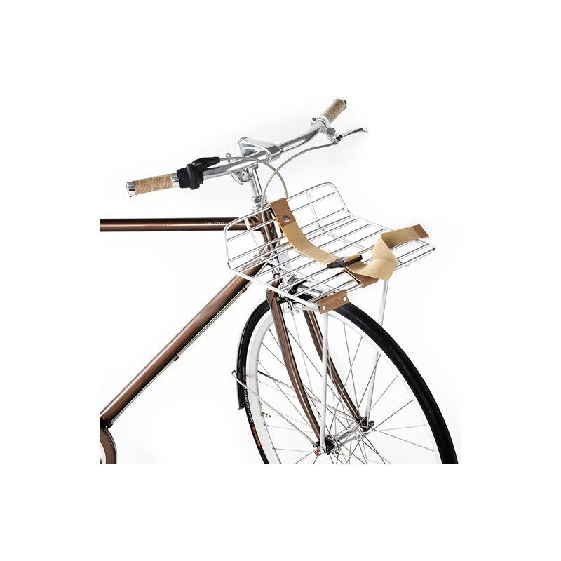 Porte-bagages avant Basil Portland noir mat avec bordures