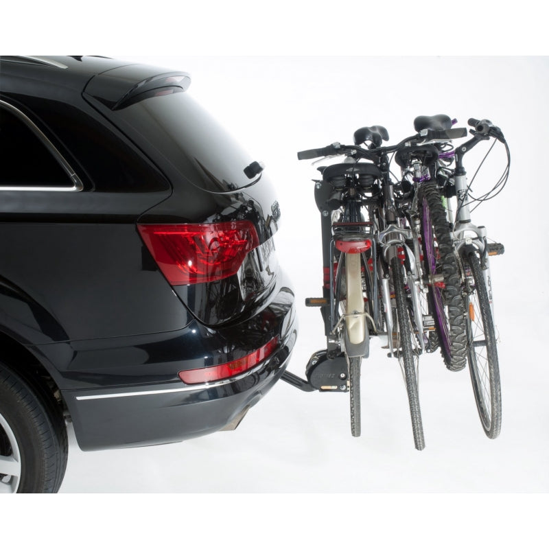 Mottez hitch bike rack for 4 bikes