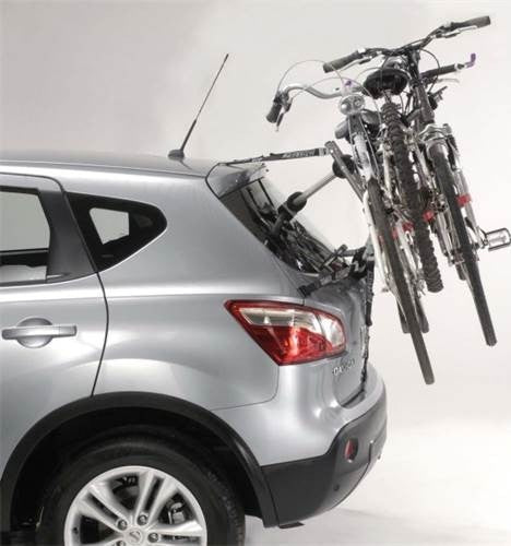 Porte-vélos sur hayon à sangles Mottez Ariane 3 vélos