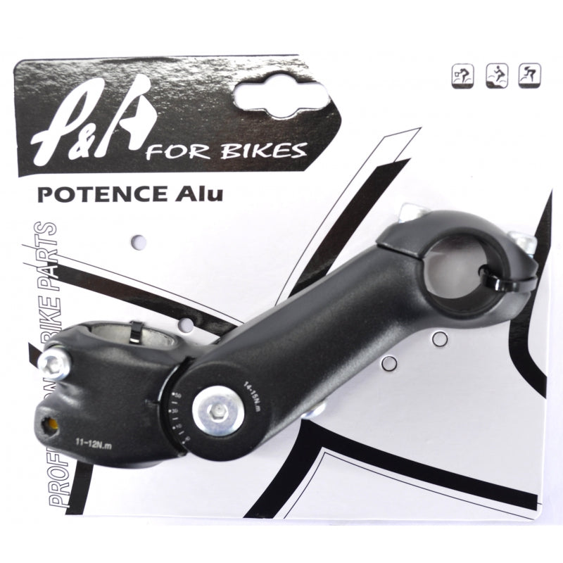 Potence aluminium noir réglable PNA