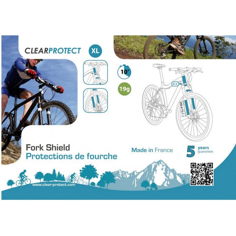 Clear Protect MTB fork protection