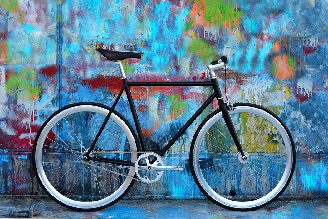 Roues fixie / singlespeed BeastyBike X Infiné Cycles B40 Argent