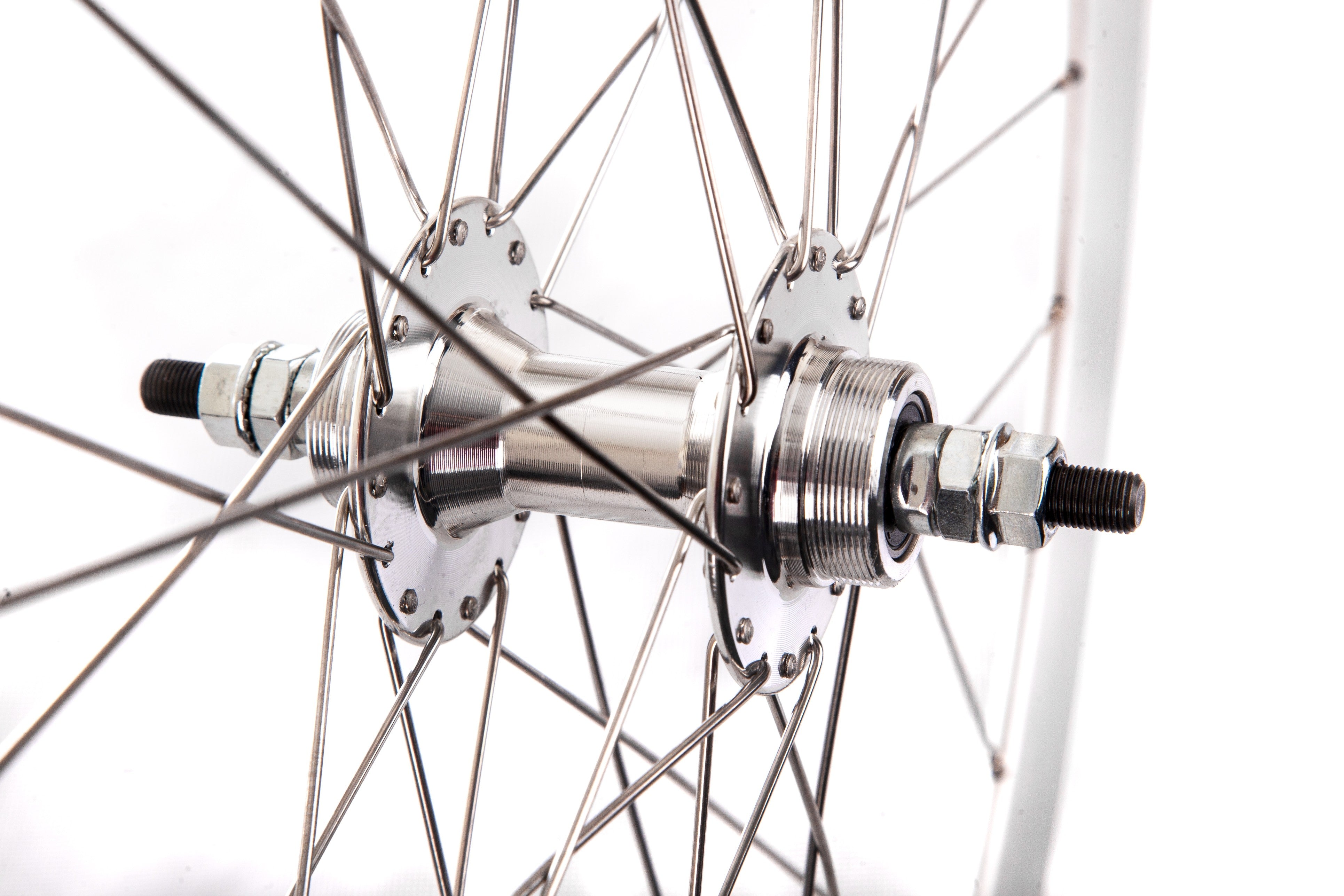 Roues fixie / singlespeed BeastyBike X Infiné Cycles B40 Argent