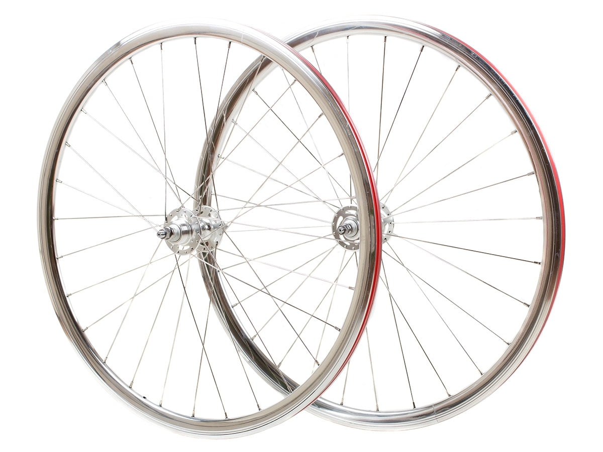 Roues fixie / singlespeed Novatec Argent
