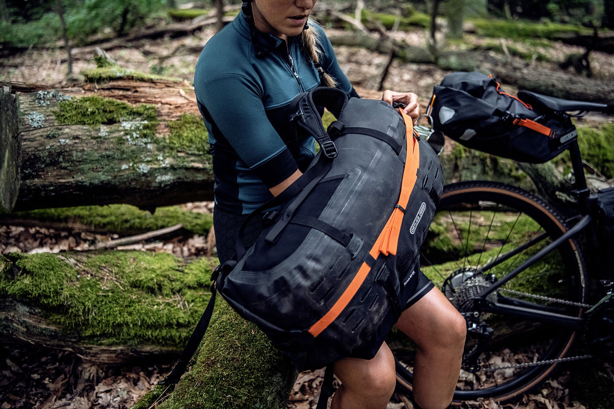 Sac à dos de bike packing Ortlieb Atrack BP 25 L