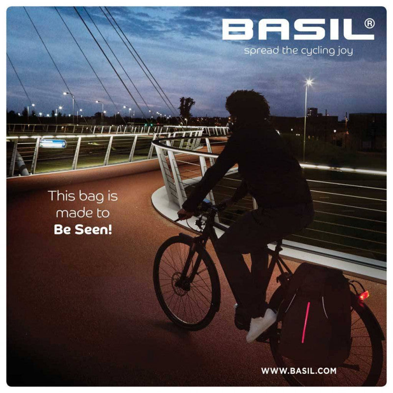 Borsa / zaino Basil B-Safe Nordlicht LED - 18 L