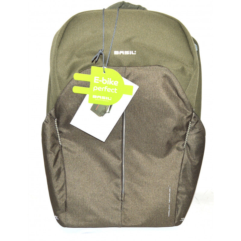 Sacoche / Sac à dos vélotaf à LED Basil B-Safe Commuter - 13 L