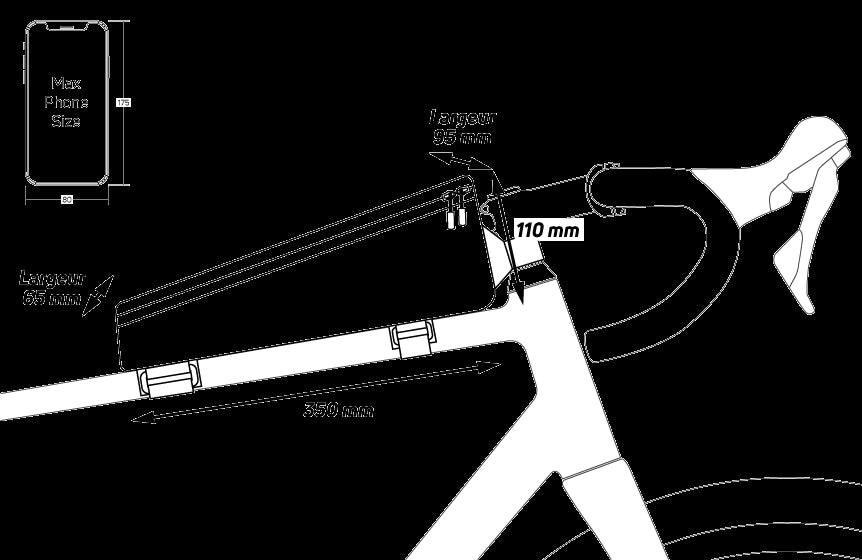 Sacoche à fixation sur cadre Zefal Z Console Pack T3 - 1,8 L