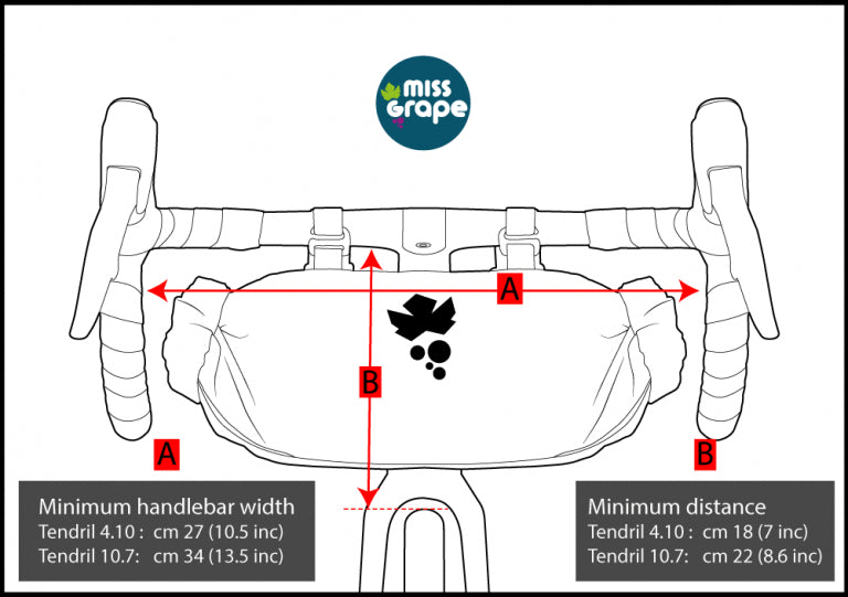 Miss Grape Tendril 4.10 Road WP Lenkertasche