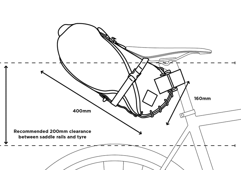 Sacoche de selle étanche Restrap 8L