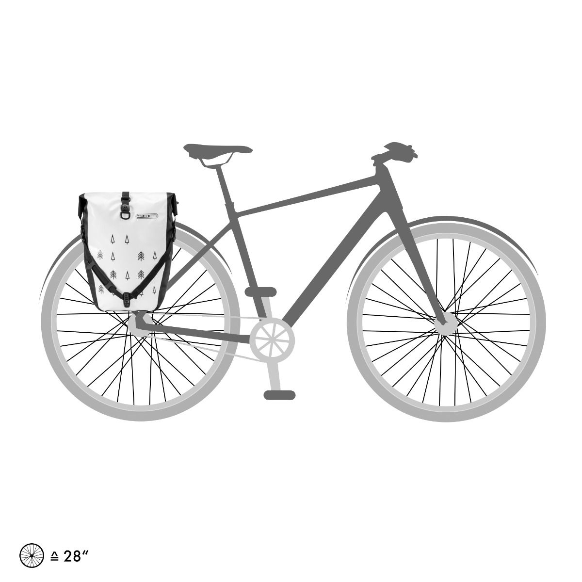 Ortlieb Back-Roller Design bicycle bag for luggage rack