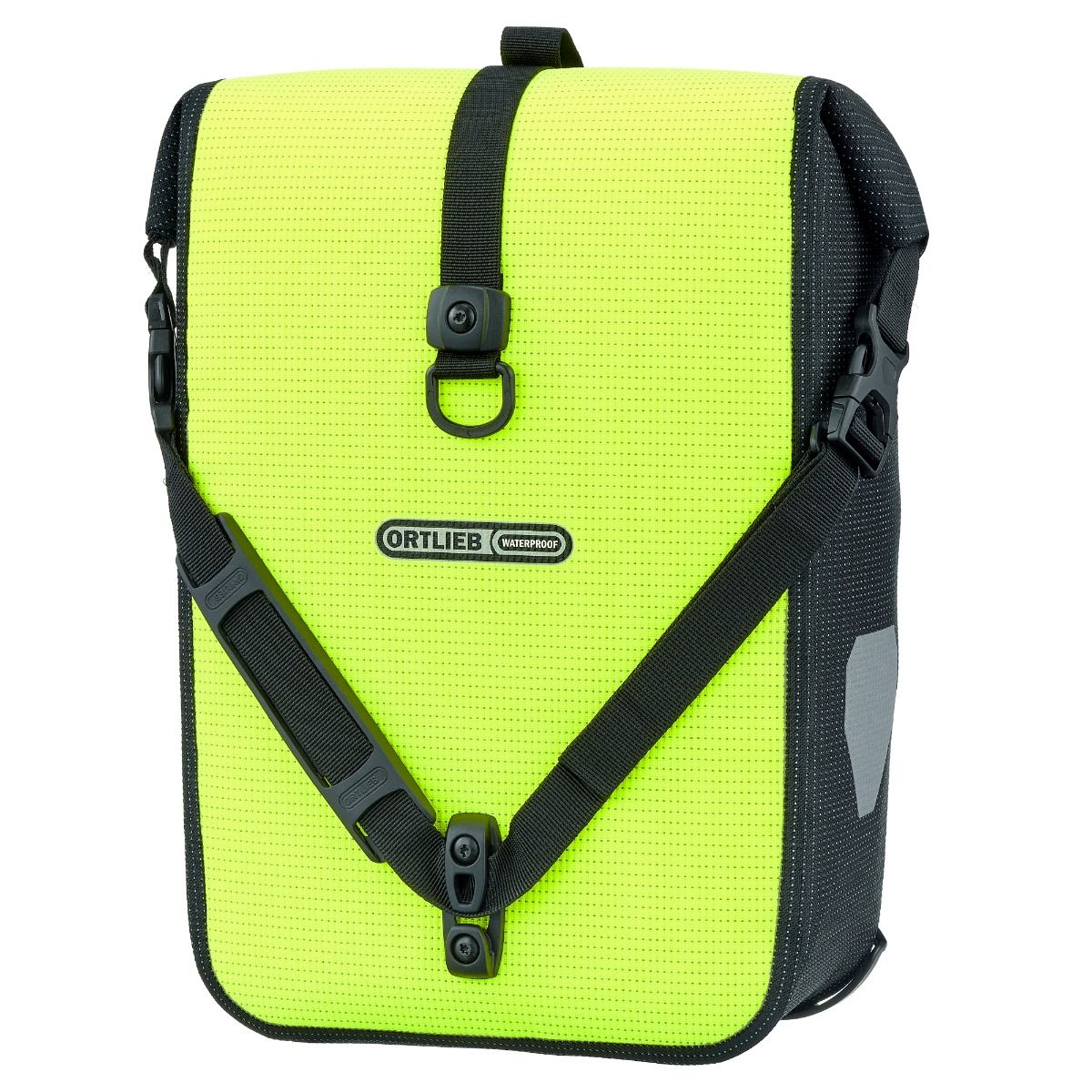 Neon Yellow - Black Reflective