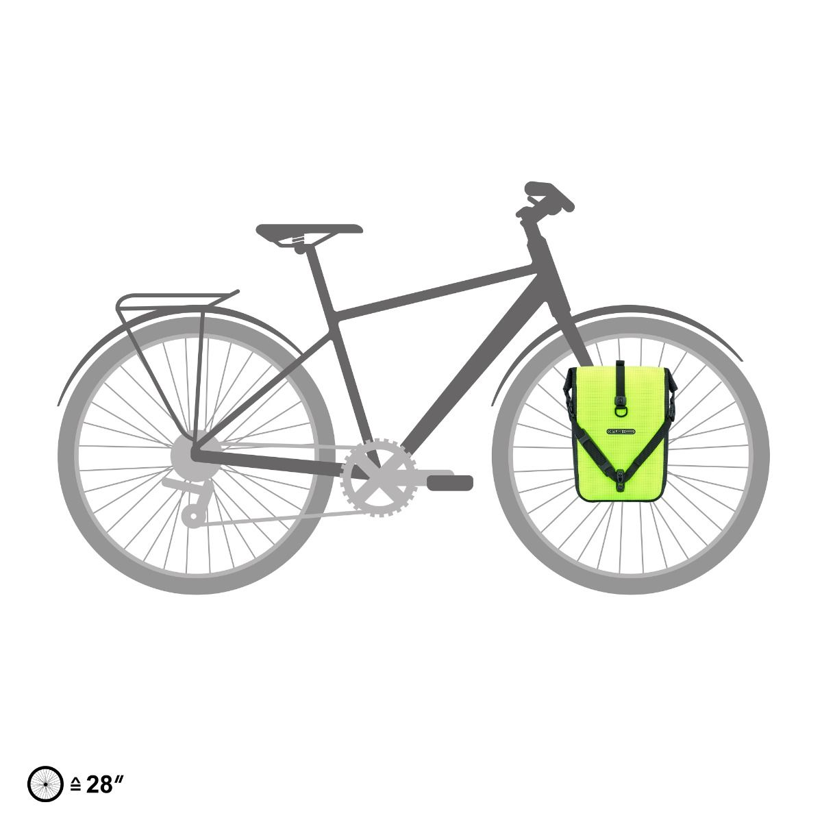 Neon Yellow - Black Reflective