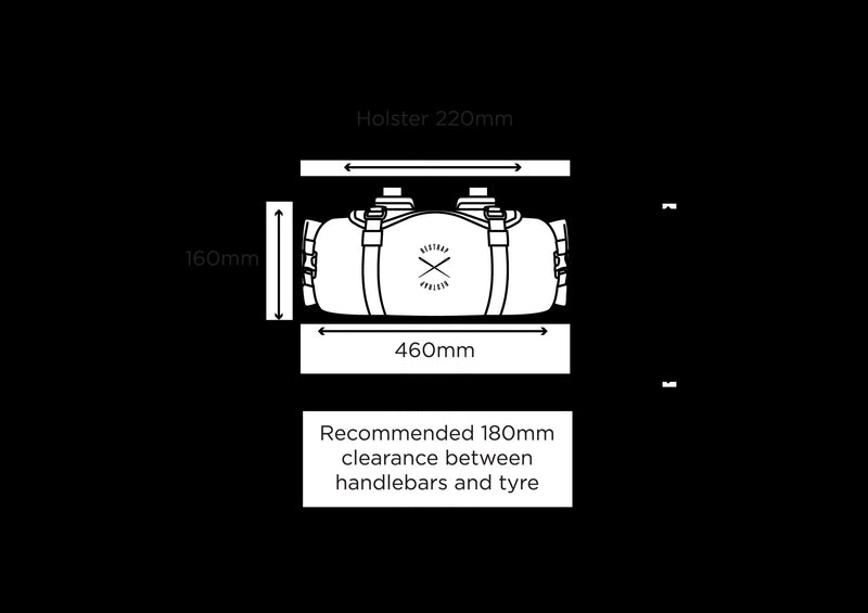 Sacoche guidon Flat Bar de vélo Restrap Race Bar Bag 7L