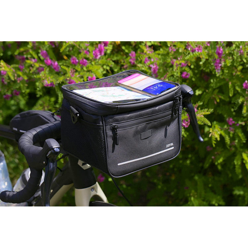 Sacoche guidon Zefal avec porte-carte amovible