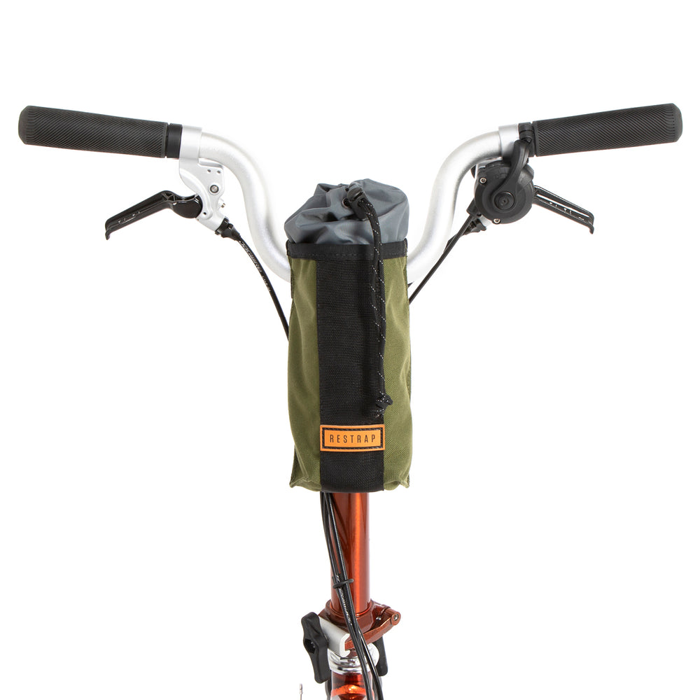 Restrap City Bike Stem bag for folding bike - olive