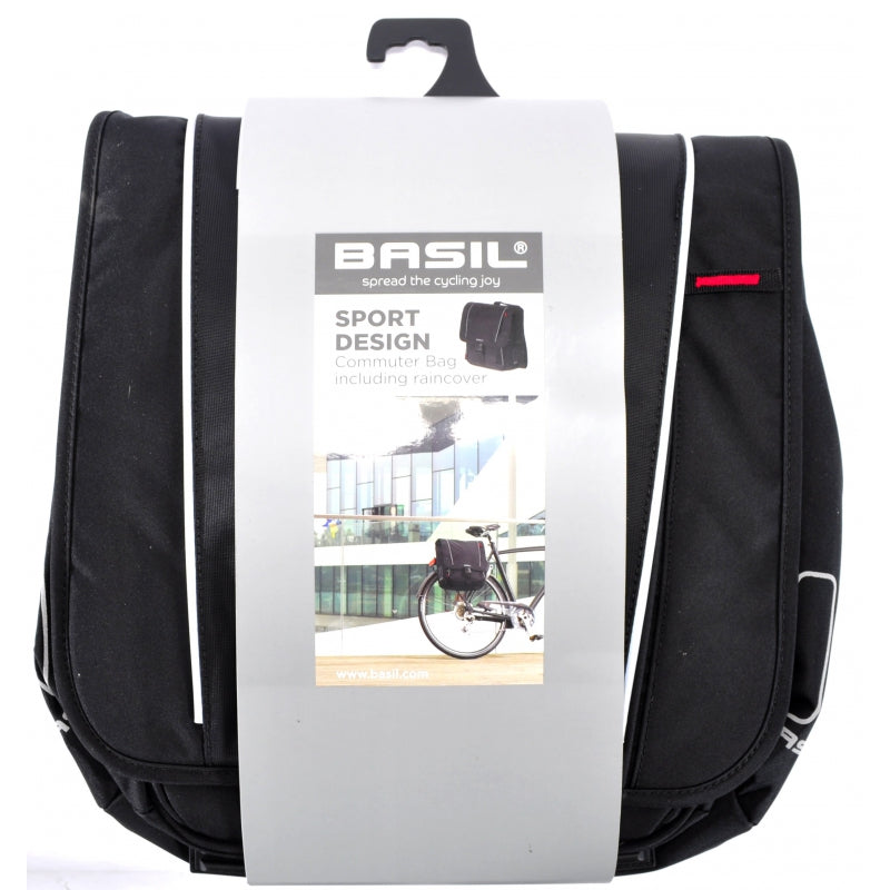Basil Sport Design 18L bike bag + waterproof cover