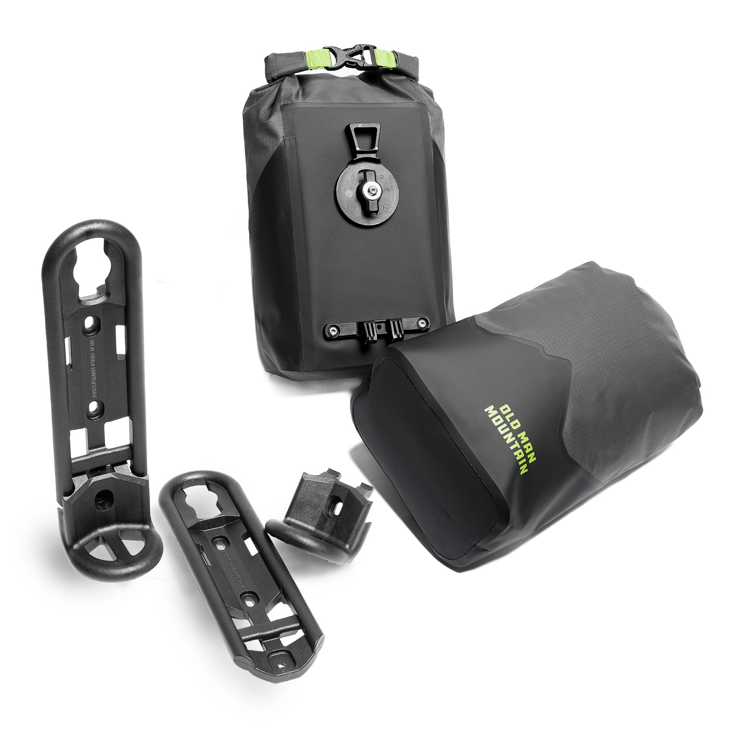 Sacoches de fourche Old Man Mountain Hemlock avec Flip Cages