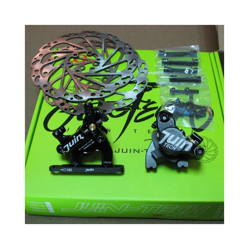 Set étrier de frein hydraulique à tirage mécanique Juin tech F-1