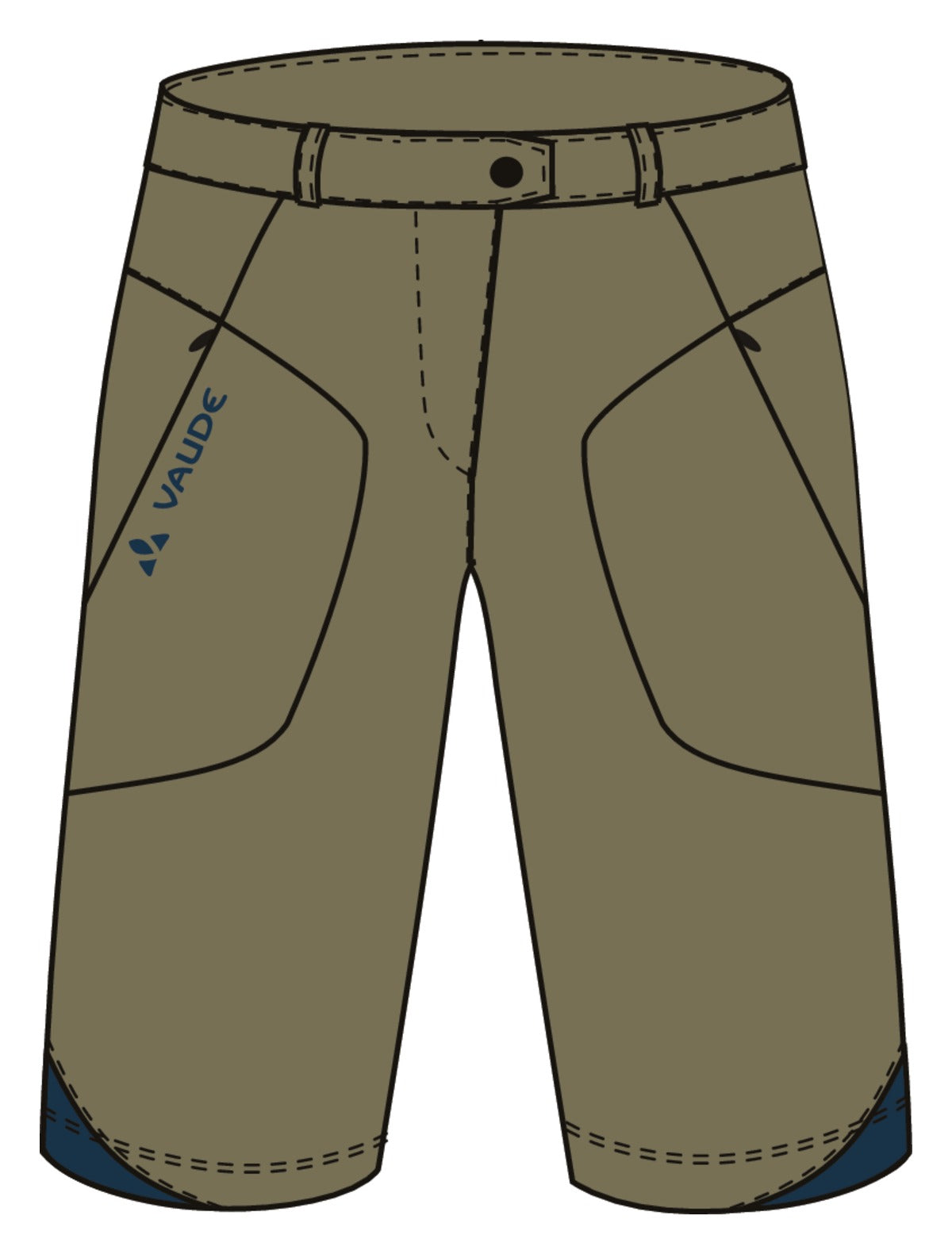 Pantaloncini da ciclismo da donna Vaude Altissimo II