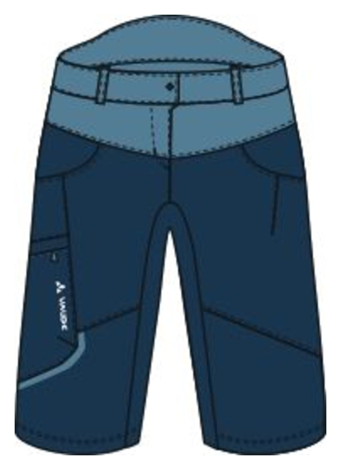 Pantaloncini da ciclismo da donna Qimsa Vaude