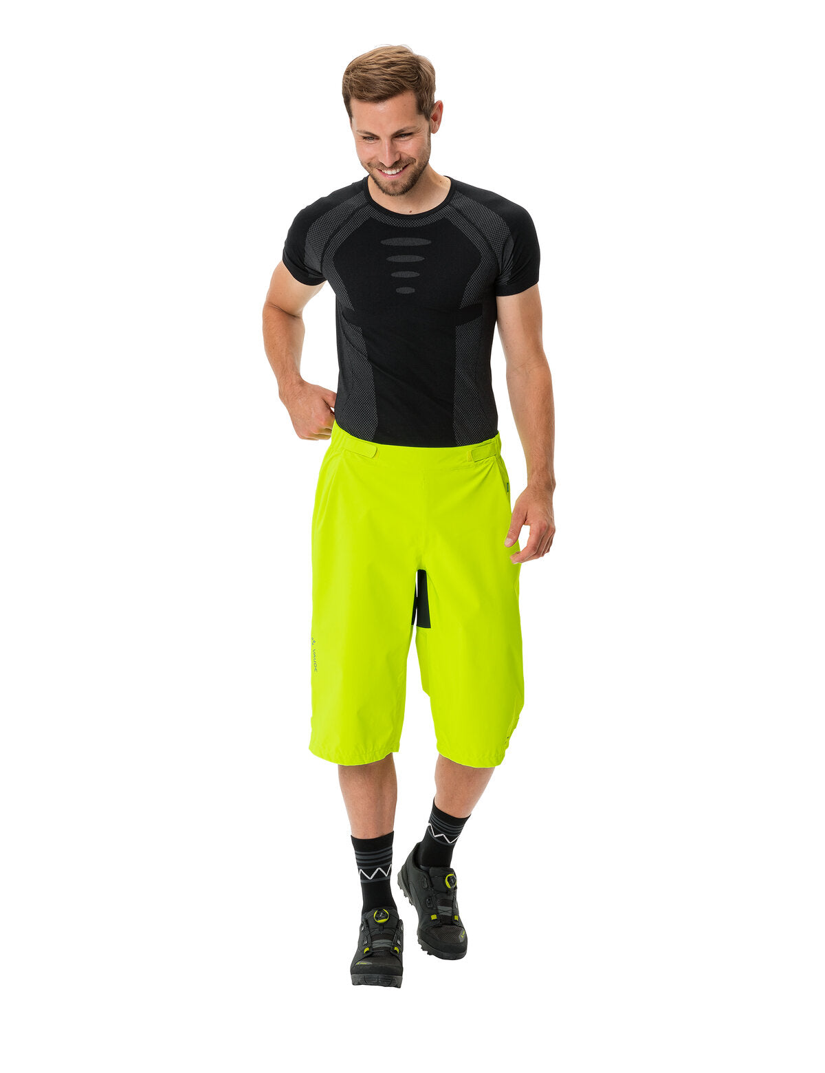 Pantaloncini da ciclismo da uomo Vaude Moab Rain