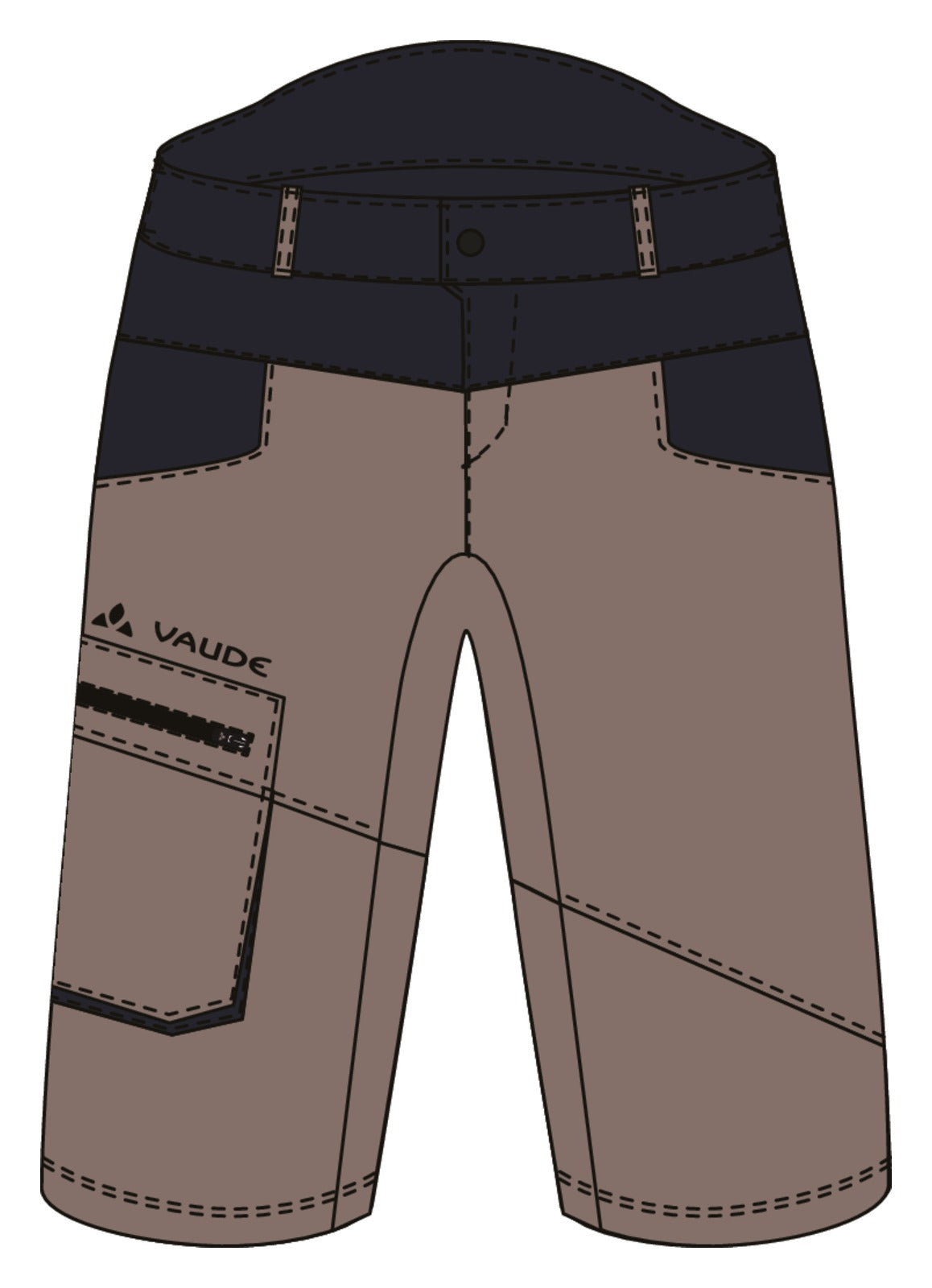 Qimsa Vaude Herren-Radhose