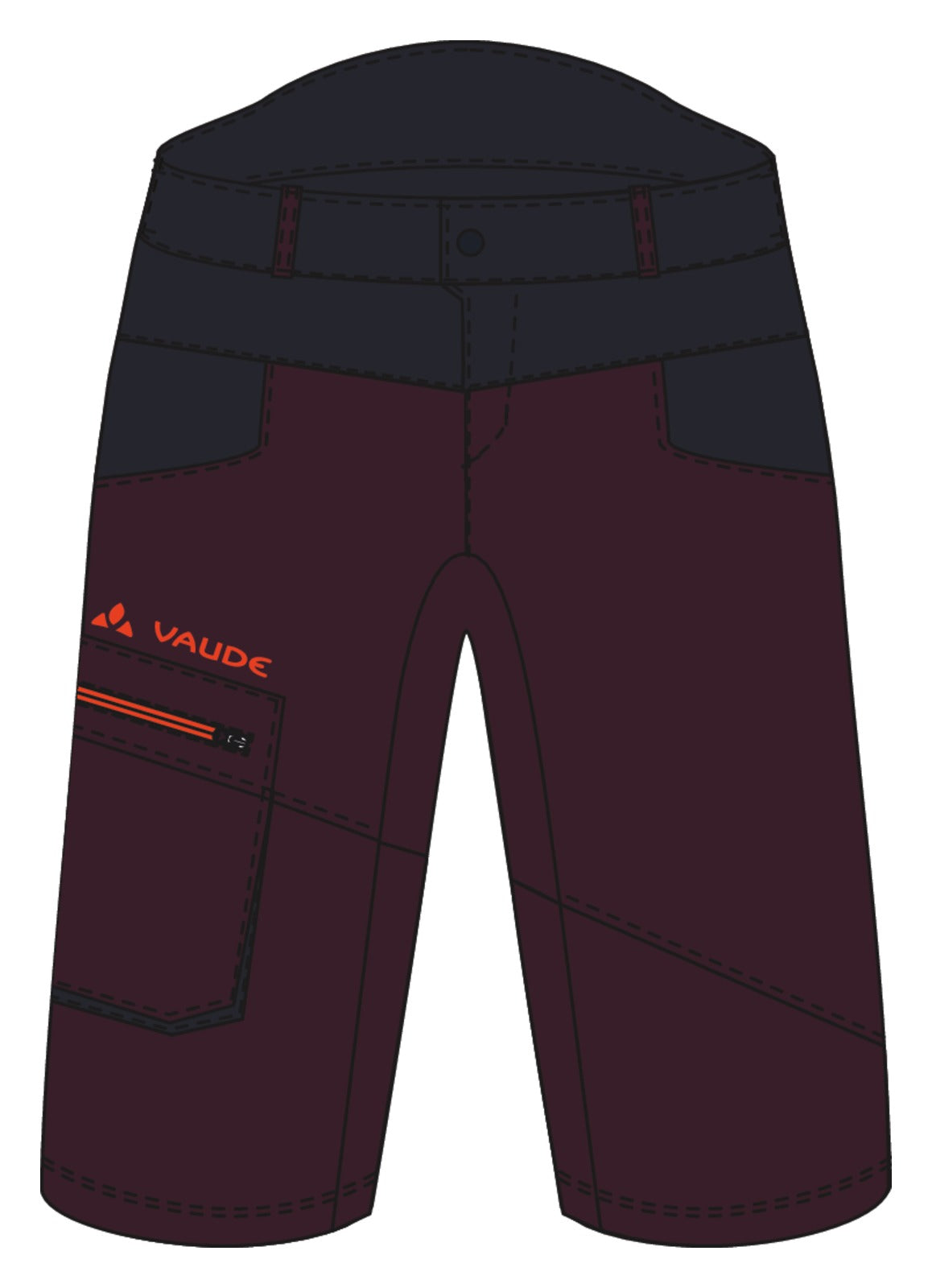 Qimsa Vaude Herren-Radhose