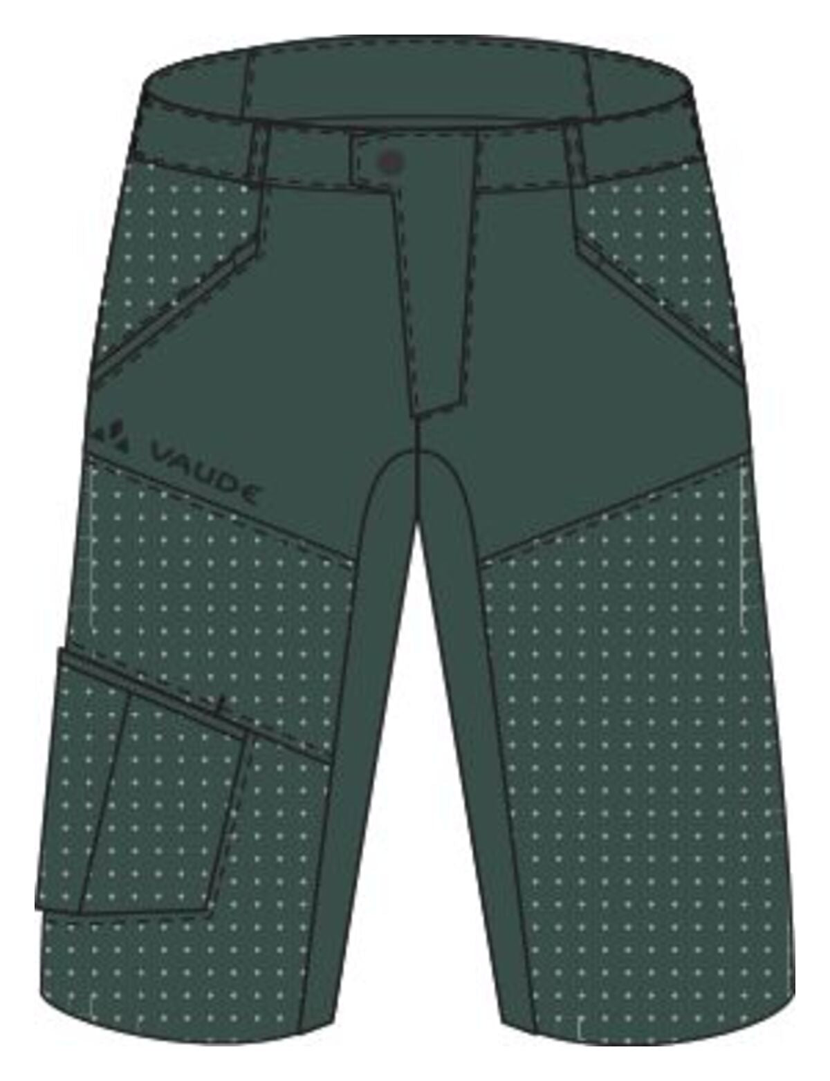 Pantaloncini da ciclismo da uomo Virt Vaude