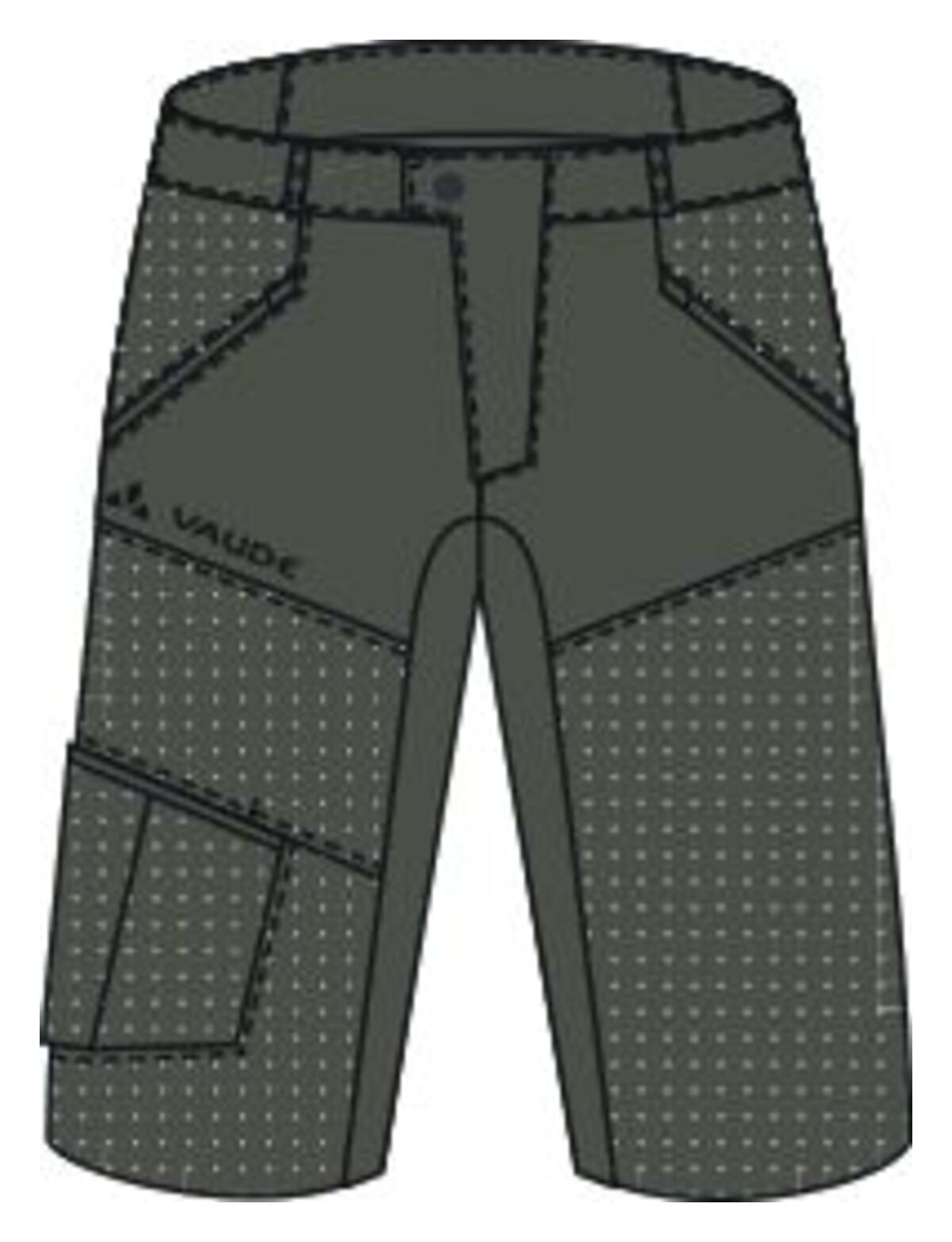Pantaloncini da ciclismo da uomo Virt Vaude