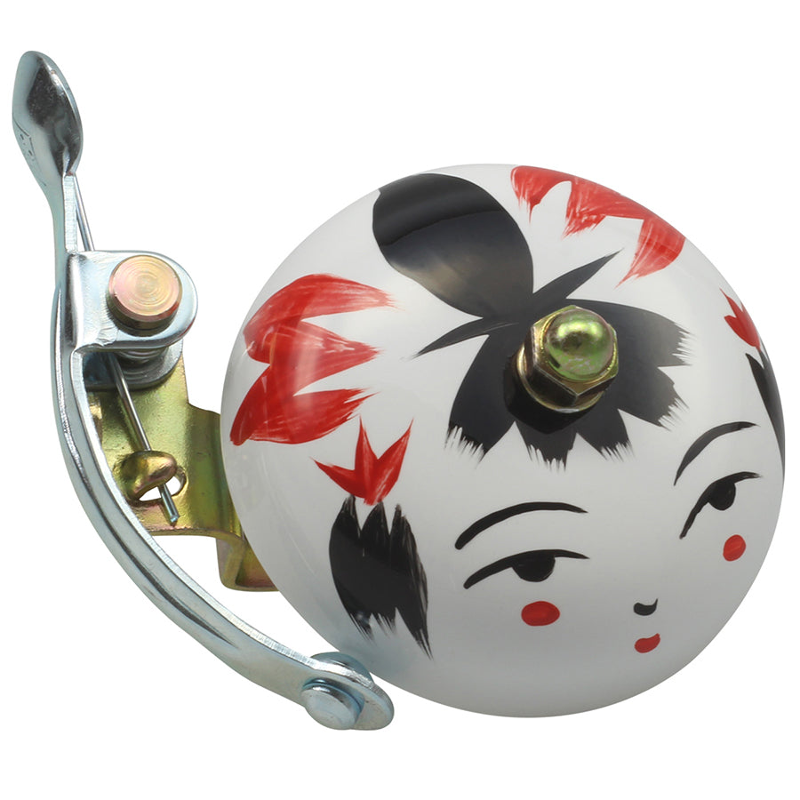 Sonnette vélo japonaise Crane peinte à la main